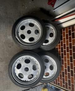 ホイールセット14インチSSR ヴィエナシャルク 4穴 PCD100 110 - メルカリ