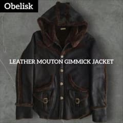 y2k archive Obeliskオベリスク ファームートンレザージャケット