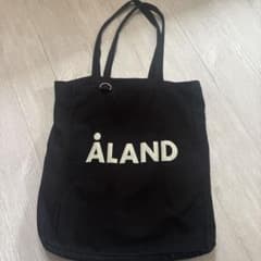 ÅLAND トートバッグ ブラック キャンバス地のサムネイル