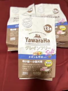 ヤワラハ グレインフリー ソフト チキン&野菜入り 13歳以上用600g チキンのサムネイル