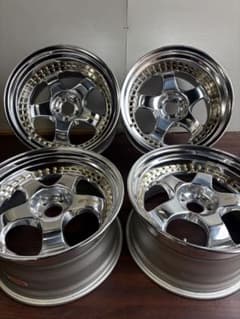 希少❗️極上品❗️WORKマイスターS1鍛造3ピースゴールドピアス19 
