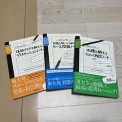 【ケース面接セット】東大生が書いた問題を解く力を鍛えるケース問題&フェルミ推定のサムネイル