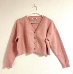 SHEIN カーディガン ピンクのサムネイル