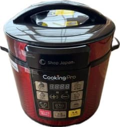 新品未使用】ショップジャパン クッキングプロ 電気圧力鍋 レッド