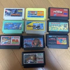 ファミコン ソフト 8本セット まとめ売りのサムネイル