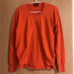 A.P.C. ハート柄 カーディガンアンサンブル レッド　サイズSのサムネイル