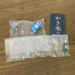 ケンエレファント かき氷ミニチュアセット タイガー 氷削り器(ブルー)のサムネイル