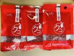 무첨가 쿠코 열매 枸杞 고지 베리 枸杞子 중국 宁夏产 寧夏産 100g X3 가방