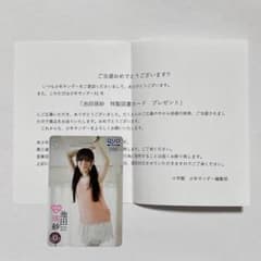 乃木坂46 池田瑛紗 少年サンデー QUOカード 当選品 m66908751370_1.jpg?1771148569