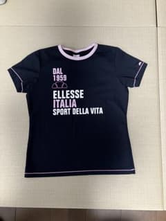 レディース半袖Tシャツ　スポーツ　紺色のサムネイル