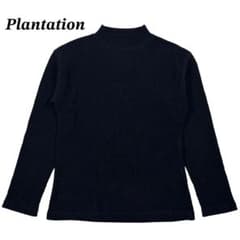 プランテーション イッセイミヤケ 長袖Tシャツ ハイネック プリーツ 黒 美品 プランテーション イッセイミヤケ 長袖Tシャツ ハイネック プリーツ 黒
