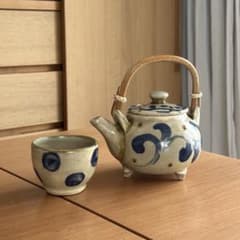 [1/9〆切]北窯 松田共司 沖縄民藝　やちむん　急須　カップセット 北窯 松田共司 沖縄民藝 やちむん 急須 カップセット - メルカリ