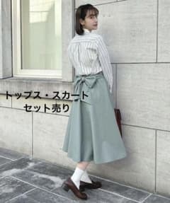 f.i.n.t ブラウス、ロングスカート2点セット♡ - メルカリ