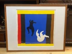 アンリ・マティス スマイヤー 2人の踊り子 リトグラフ 版画 額縁