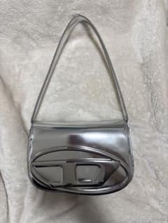 DIESEL 1DR ショルダーバッグ シルバー