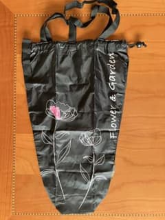 切り花用エコバッグ ブラック