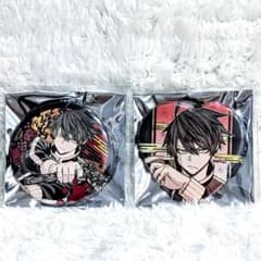 桃源暗鬼 一ノ瀬四季 ホログラム缶バッジ ハート缶バッジ メタリック缶バッジ 桃源暗鬼 全9種トレーディング 丸型＆ハート型 缶バッジ2点セット