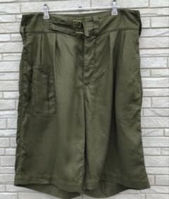 Nigel Cabournフィールドショーツ34カーキリネン100%グルカパンツ Nigel Cabourn フィールドショーツ リネンバスケット カーキ 34 - メルカリ