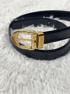 LOUIS VUITTON エピ 本革 レザーベルト ゴールド金具 フランス製