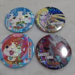 妖怪ウォッチ 缶バッジ 4種セットのサムネイル