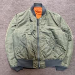 90's アルファインダストリーズ MA-1 フライトジャケット　USA製 アルファインダストリーズ MA-1 USA製 90s フライトジャケット - メルカリ