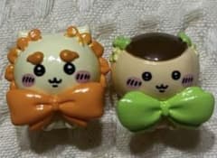 Chiikawa Surprise Egg Ribbon Everyone Chestnut Manju Shisa 2-piece set