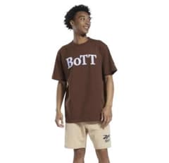 【Bott×Reebok】コラボTシャツ  半袖 ブラウン 茶 コットンのサムネイル