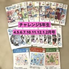 チャレンジ5年生 （2023年度） 1年分まとめ売り 進研ゼミ 小学講座