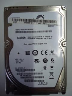 Seagate ST9500325AS 500GB HDD 使用時間少のサムネイル
