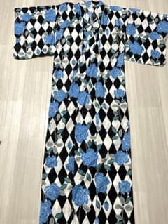 j*n様 レディース　浴衣　単品　薔薇　水色　大人可愛い　木村実業のサムネイル