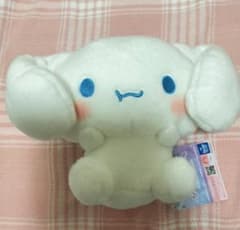 【シナモロール】サンリオキャラクターズ むぎゅっとBIGぬいぐるみ　27センチ