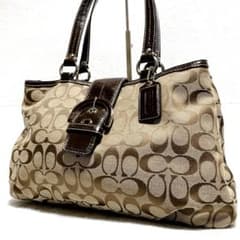 COACH コーチ トートバッグ ソーホー シグネチャー キャンバス 