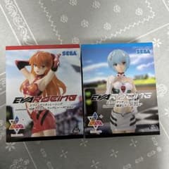 エヴァンゲリオン、レイ、アスカのフィギュアのサムネイル