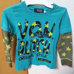 VonDutch☆100cm 袖ワッフル生地のロンTのサムネイル