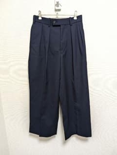 markaware 23AW Wool Survival Cloth Double Pleated