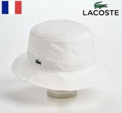 ラコステ　ゴルフバケットハットCOTTON SAFALI HAT
