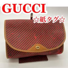 即購入◎⭐️GUCCI オールドグッチ　紙タグ　レッドのサムネイル