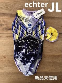 echter 器械体操 レオタード 紫 黄色　JL イクター