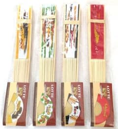 ロッテ扇子〜チョコアソート〜　4種セットのサムネイル