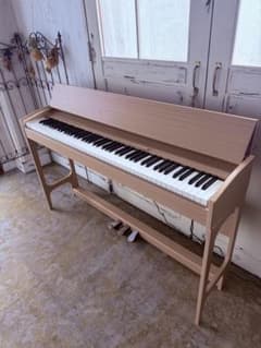 電子ピアノ88鍵盤 ハンマーアクション鍵盤 3本ペダル オークベージュ
