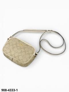 美品】COACHコーチ カメラバッグ ミニ ジェイミー シグネチャー PVC 
