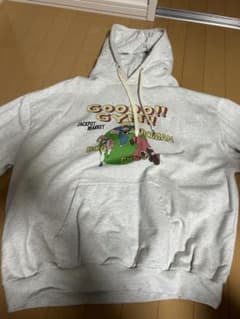 JACKPOT MARKET ジャックポットマーケット　グレー XL 希少 jackpot market パーカー ジャックポットマーケットLサイズ