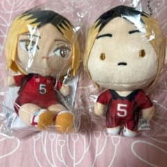 d*7様 ハイキュー!! 孤爪研磨 ぬいぐるみ マスコット 2種セットのサムネイル