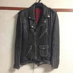 超希少 undercover but期 スタッズレザーライダースジャケットのサムネイル