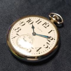 1921年 ELGIN懐中時計 15石 ジャンクのサムネイル