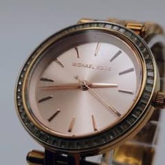 稼働品 MICHAEL KORS レディース 腕時計 ローズゴールドのサムネイル