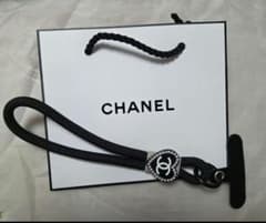 新品未使用ノベルティシャネルCHANELハート型キラキラ携帯ストラップ