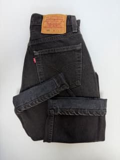 90’s Levi’s 501 後染めブラック w27 L30のサムネイル