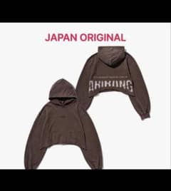BTS ARIRANG]Crop Hoodie_Tokyo ブラウンSのサムネイル