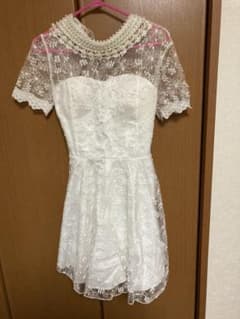 min plume ワンピース　白　ドレス　※15日まで値下げのサムネイル